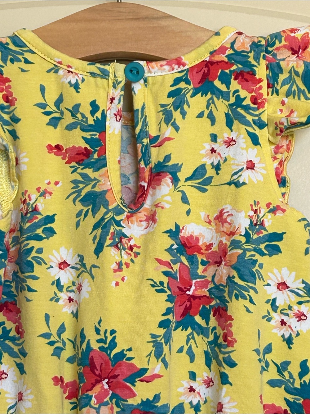 18-24M Ruffle Butts Floral Romper - Picture 6 of 7
